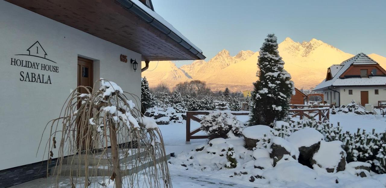 Holiday House Sabala 1 Stará Lesná Exteriér fotografie